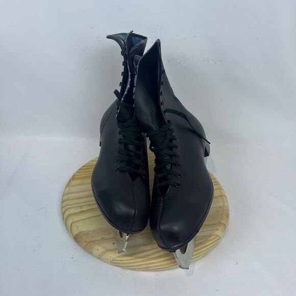 Vintage American Aces Men's Size 10 | Figure Skating Ice Skates Black Style 550 - Picture 4 of 10
